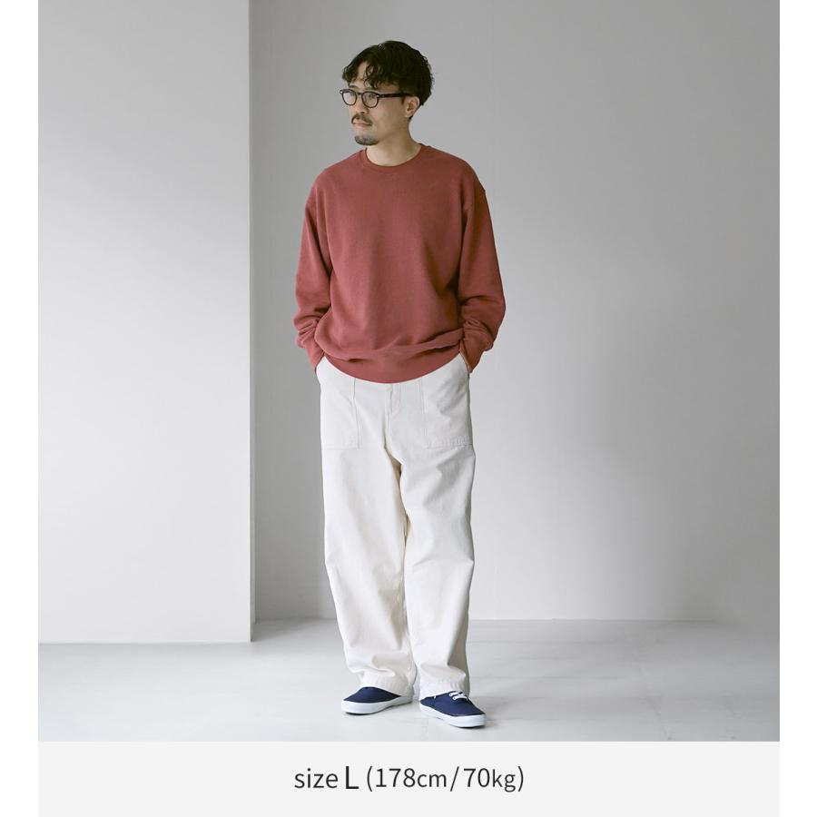 GOHEMP（ゴーヘンプ） ヘンプ クルー スウェット / トレーナー メンズ 裏起毛 長袖 無地 HEMP CREW SWEAT | GOHEMP | 08