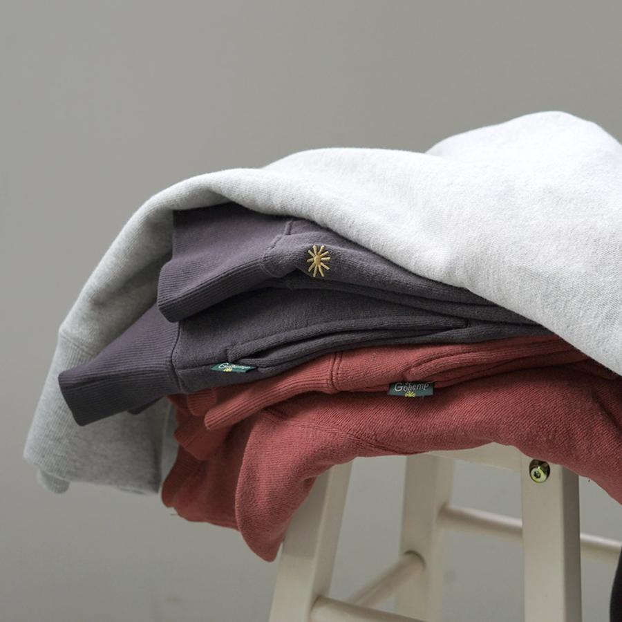 GOHEMP（ゴーヘンプ） ヘンプ クルー スウェット / トレーナー メンズ 裏起毛 長袖 無地 HEMP CREW SWEAT | GOHEMP | 13