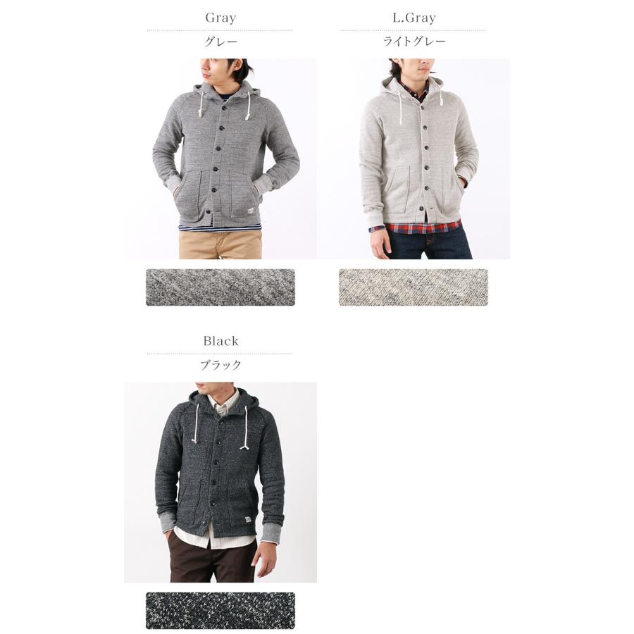 KEPANI（ケパニ） ホノルル / ラフィー裏起毛 フーデッド スウェット カーディガン / ボタンパーカー / メンズ | Kepani | 04