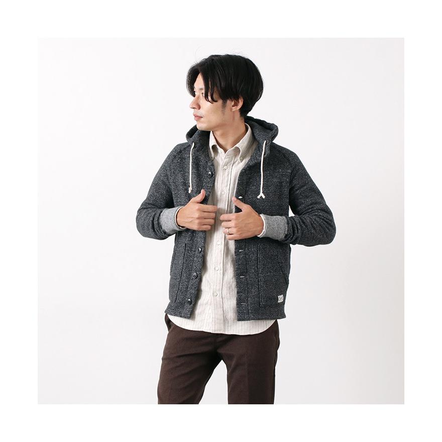 KEPANI（ケパニ） ホノルル / ラフィー裏起毛 フーデッド スウェット カーディガン / ボタンパーカー / メンズ | Kepani | 06