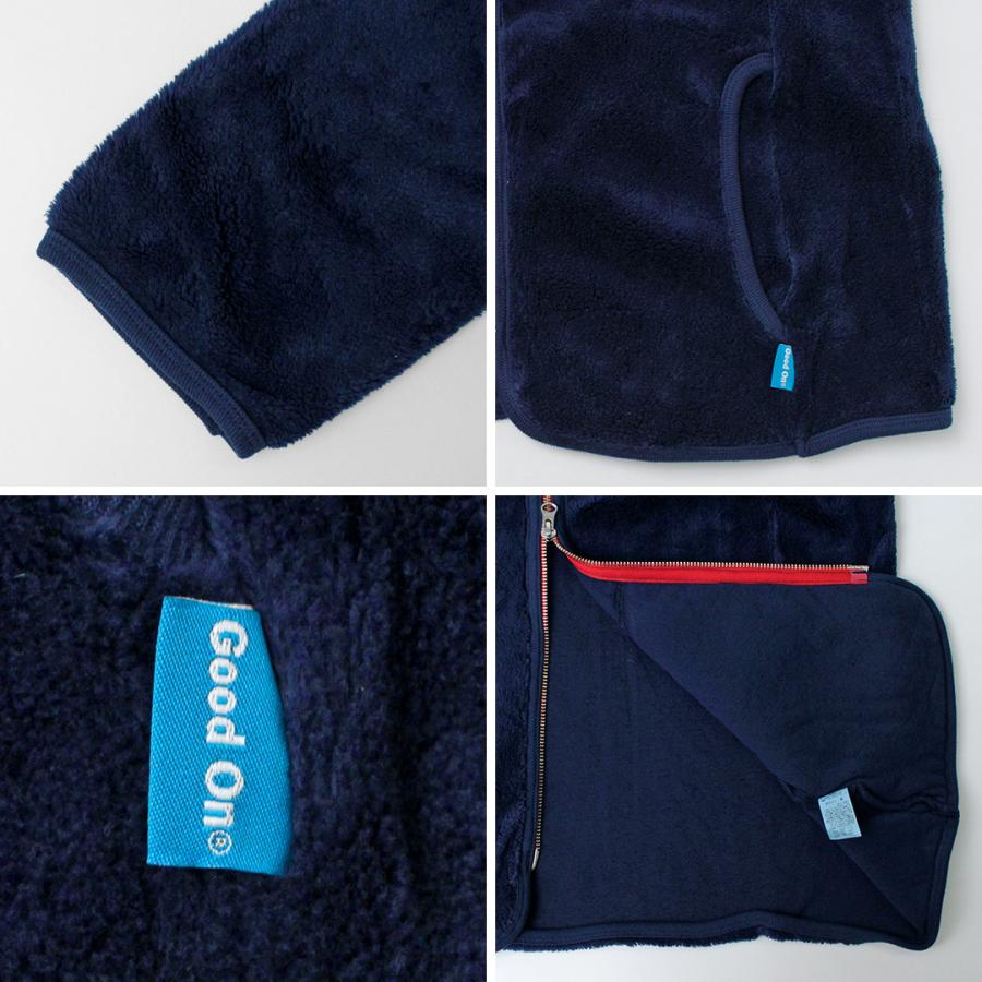 GOOD ON（グッドオン） ボア フリーダム ジャケット / コットン フリース メンズ ダブルジップ 日本製 | GOOD ON | 15