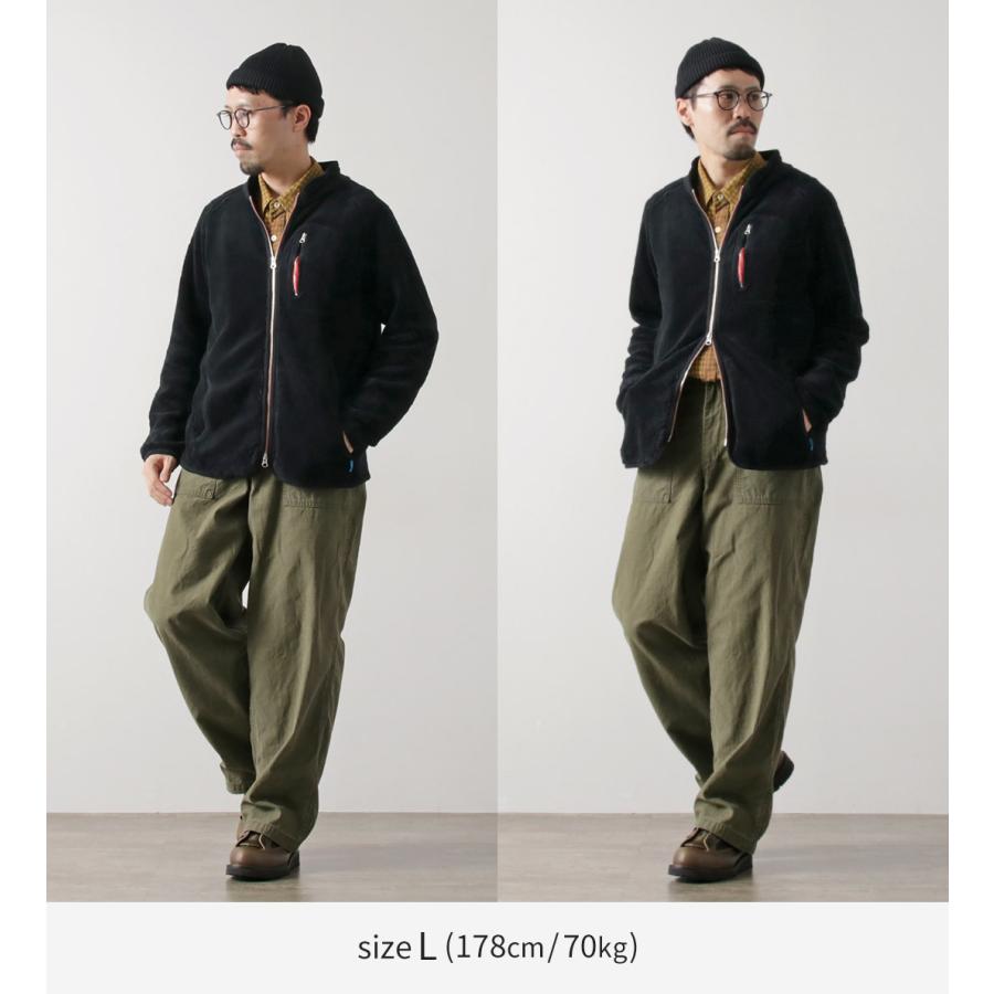 GOOD ON（グッドオン） ボア フリーダム ジャケット / コットン フリース メンズ ダブルジップ 日本製 | GOOD ON | 07