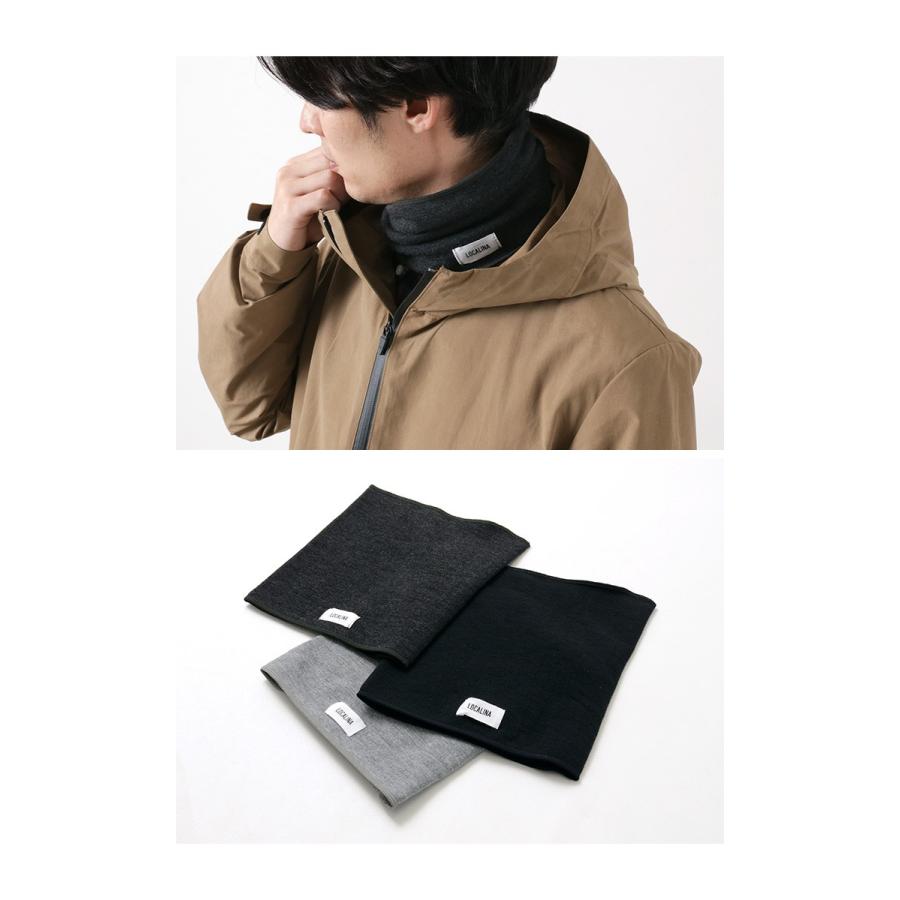 【旧商品】LOCALINA MERIYASU（ロカリナメリヤス） ネックウォーマー / あったか 裏起毛 / メンズ / 日本製 | LOCALINA MERIYASU | 10