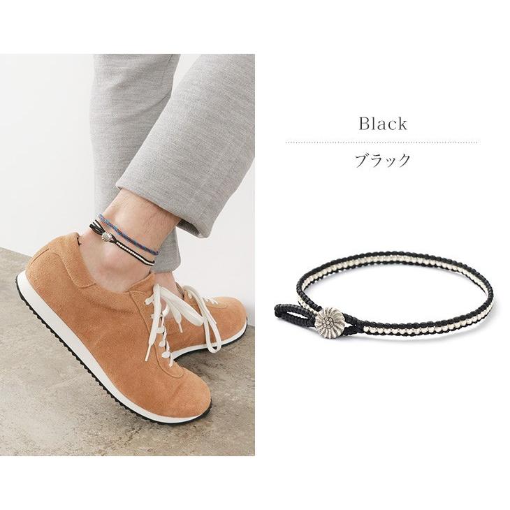 phaduA（パ・ドゥア） ワックスコード シルバー 一連 コンチョ アンクレット / メンズ / レディース / ペア可 / アクセサリー | ROCOCO | 06