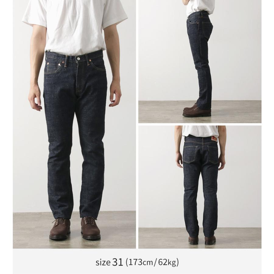 FOB FACTORY（FOBファクトリー） F147 G3 セルヴィッチ デニム 5P パンツ / メンズ ボトムス ジーパン スリムフィット | FOB FACTORY | 11