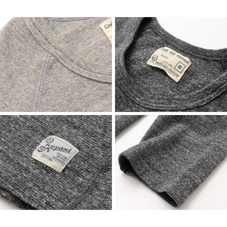 KEPANI（ケパニ） ラフィー スパン フライス 7分袖 Tシャツ / コットン / 無地 / ストレッチ / ストレッチ / メンズ / 日本製 | Kepani | 12