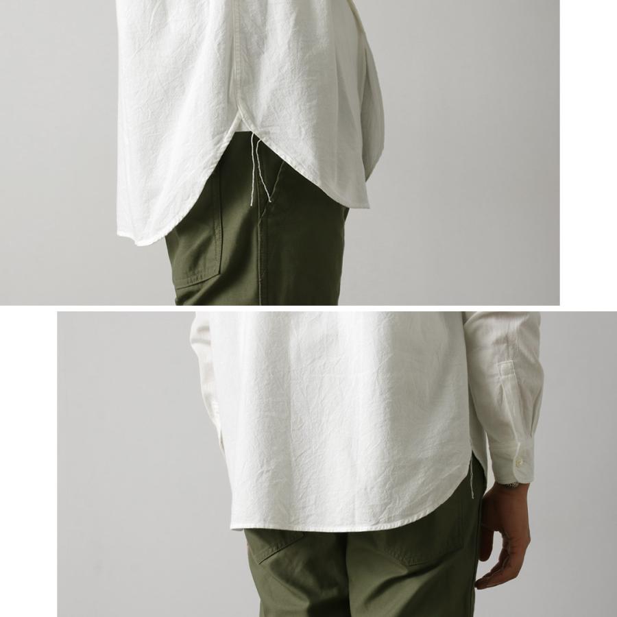 FOB FACTORY（FOBファクトリー） F3429 オックス バンドカラー シャツ/長袖 / メンズ 長袖 綿 コットン 日本製 | FOB FACTORY | 08