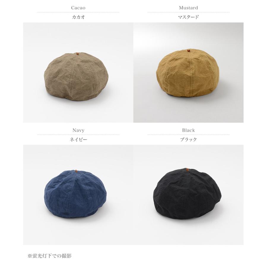 HIGHER（ハイアー）綿麻ウェザー ベレー / メンズ コットン リネン 日本製 COTTON LINEN WEATHER BERET | HIGHER（ファッション） | 05