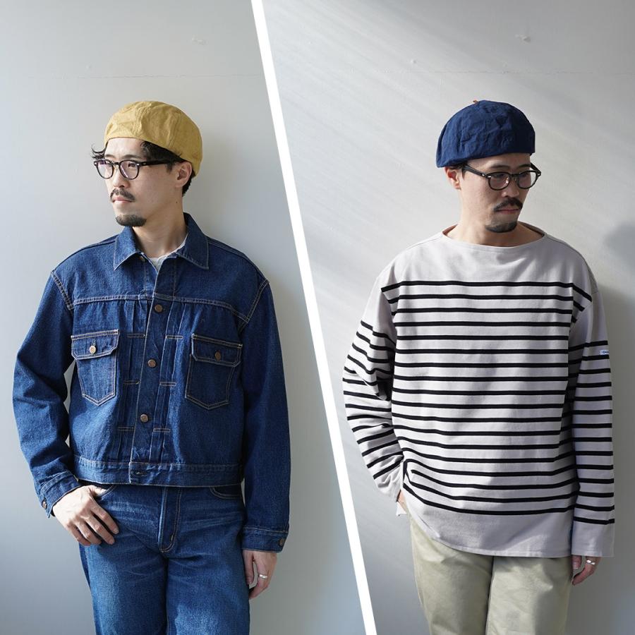 HIGHER（ハイアー）綿麻ウェザー ベレー / メンズ コットン リネン 日本製 COTTON LINEN WEATHER BERET | HIGHER（ファッション） | 07