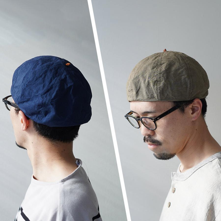 HIGHER（ハイアー）綿麻ウェザー ベレー / メンズ コットン リネン 日本製 COTTON LINEN WEATHER BERET | HIGHER（ファッション） | 12