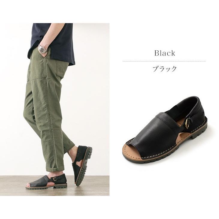 ブラックレザーオープントゥシューズ メタルパーツスクエアトゥジュース（ドレスシューズ）｜ANOTHER S