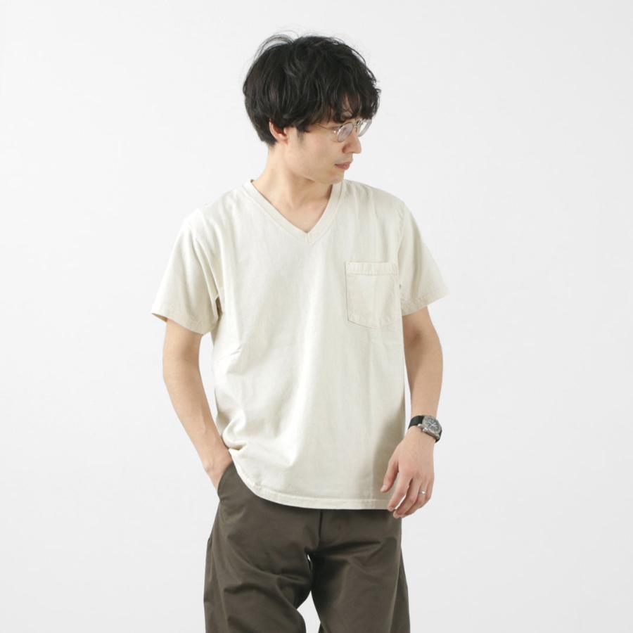 Goodwear（グッドウェア） カラー別注 ショートスリーブ Vネック