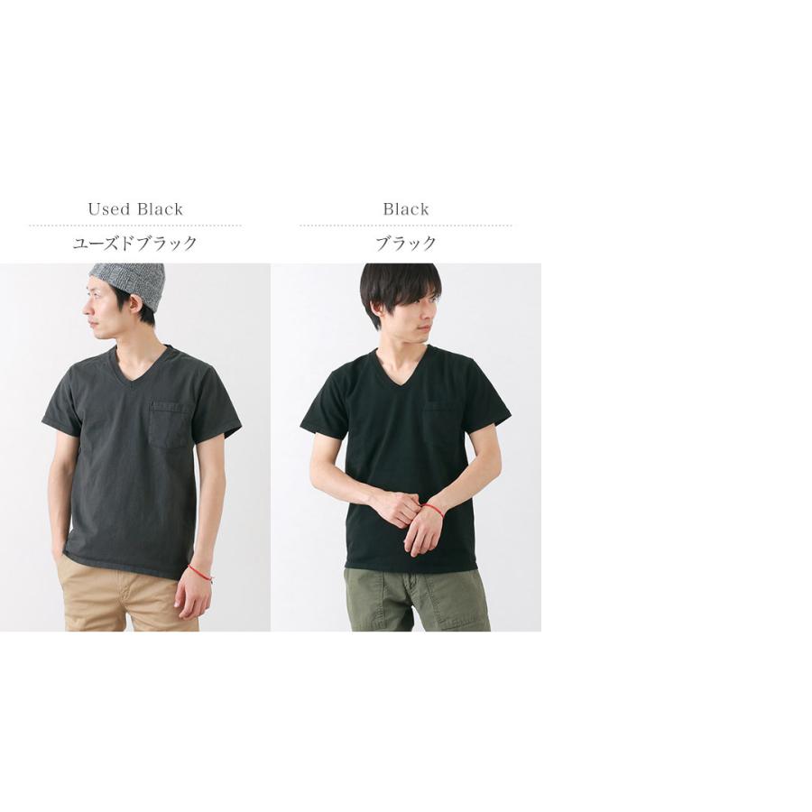 GOODWEAR（グッドウェア） カラー別注 ショートスリーブ Vネック ポケット Tシャツ / メンズ レディース トップス｜rococo｜11