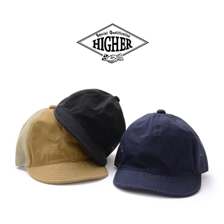 Higher ハイヤー リップストップ メッシュ キャップ メンズ レディース コットン ナイロン 日本製 Rococo メンズ ファッション 通販 Paypayモール