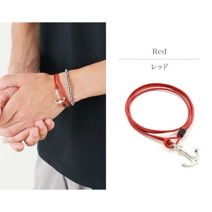 phaduA（パ・ドゥア） アンカー レザー ラップ ブレスレット / メンズ / レディース / ペア可 / シルバー925 | ROCOCO | 08