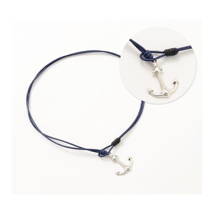 phaduA（パ・ドゥア） アンカー レザー ラップ ブレスレット / メンズ / レディース / ペア可 / シルバー925 | ROCOCO | 13