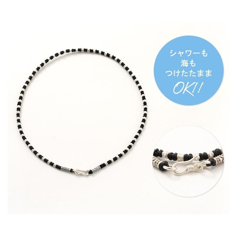 phaduA（パ・ドゥア） Wラップ ワックスコード カレンシルバー ブレスレット / メンズ / レディース / ペア可 | ROCOCO | 13