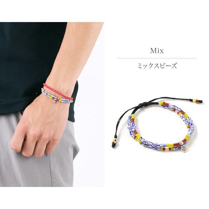 phaduA（パ・ドゥア） マルチ ハンドメイド ビーズ ブレスレット / メンズ / レディース / ペア可 / ワックスコード | ROCOCO | 02