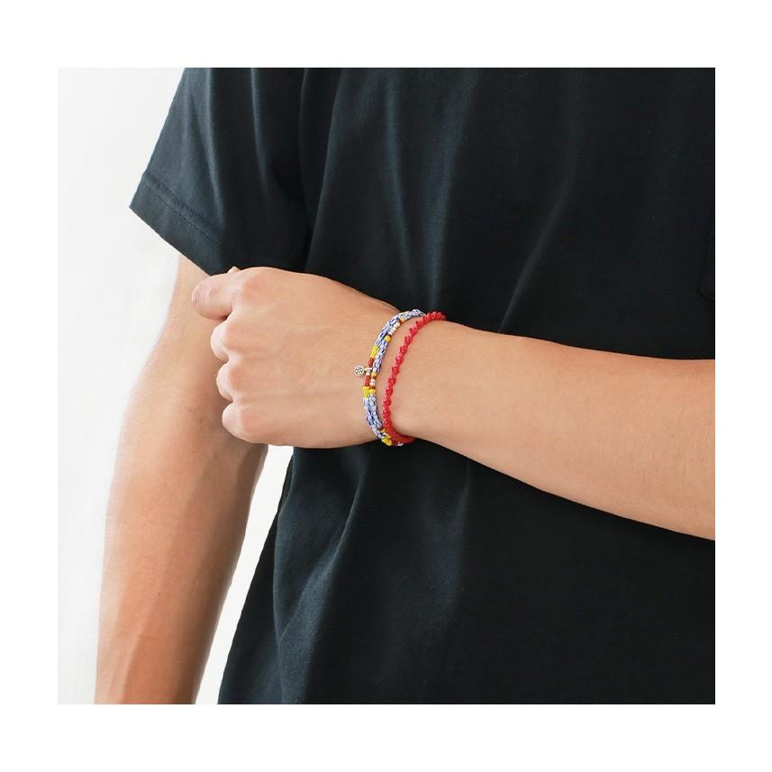 phaduA（パ・ドゥア） マルチ ハンドメイド ビーズ ブレスレット / メンズ / レディース / ペア可 / ワックスコード | ROCOCO | 04