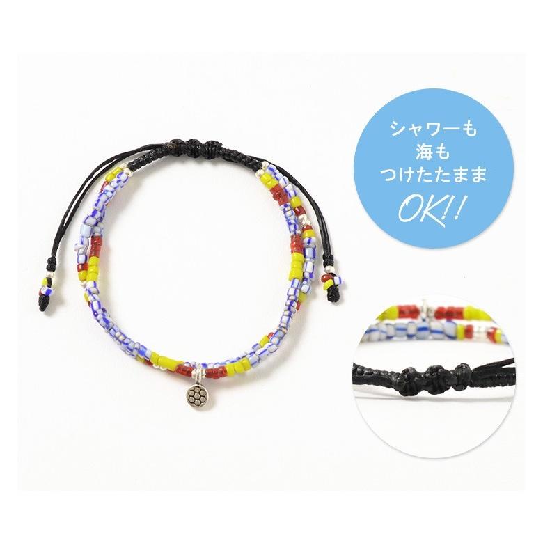 phaduA（パ・ドゥア） マルチ ハンドメイド ビーズ ブレスレット / メンズ / レディース / ペア可 / ワックスコード | ROCOCO | 07