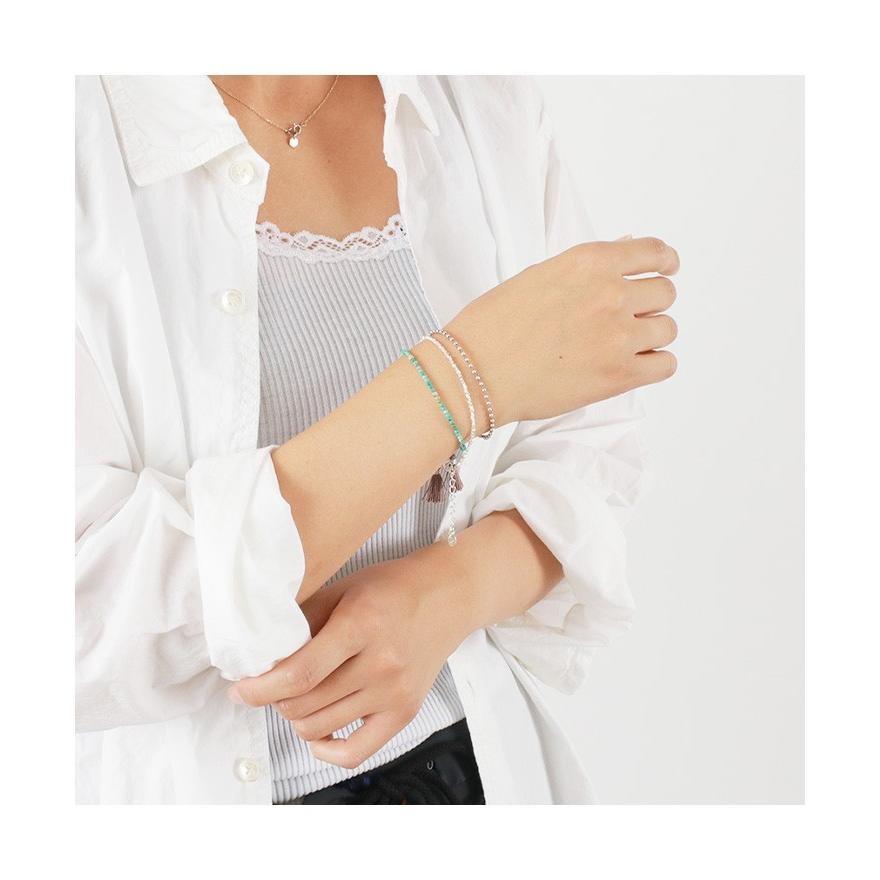 CHALISA T..（チャリッサ・ティー） ターコイズ Wラップ ブレスレット カレンシルバー / レディース | ROCOCO | 04