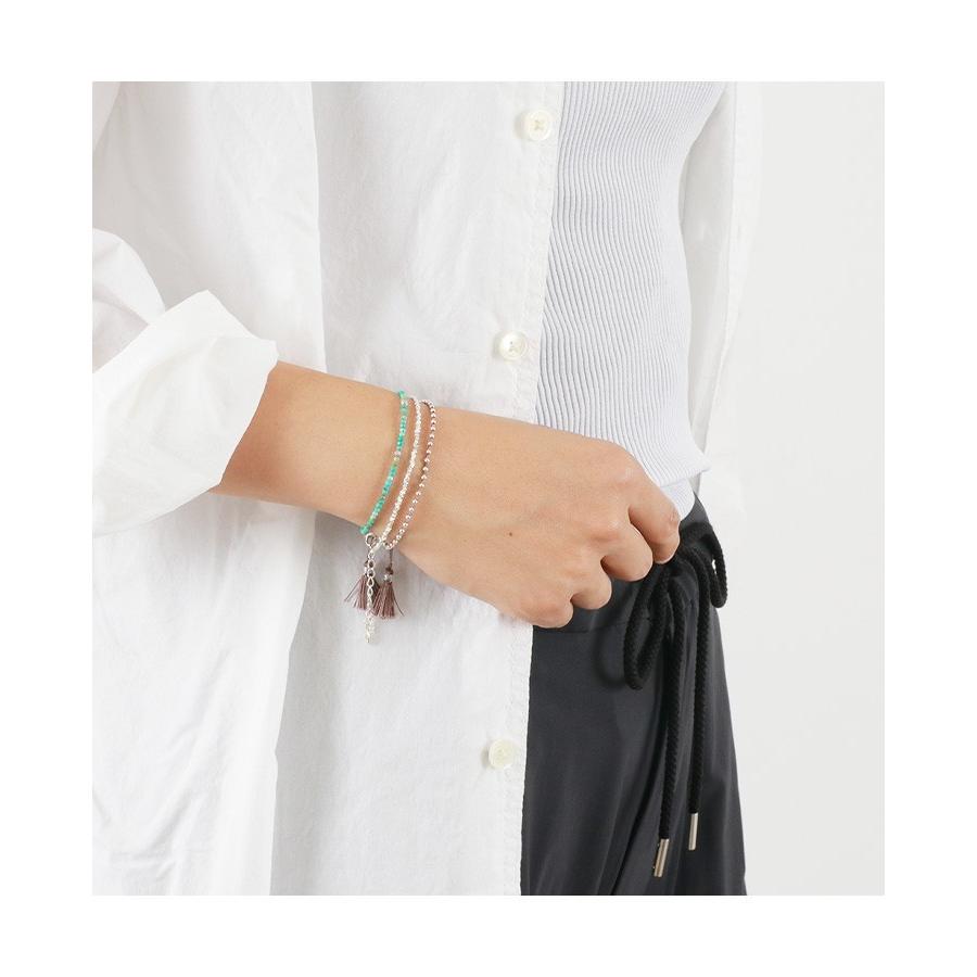 CHALISA T..（チャリッサ・ティー） ターコイズ Wラップ ブレスレット カレンシルバー / レディース | ROCOCO | 09