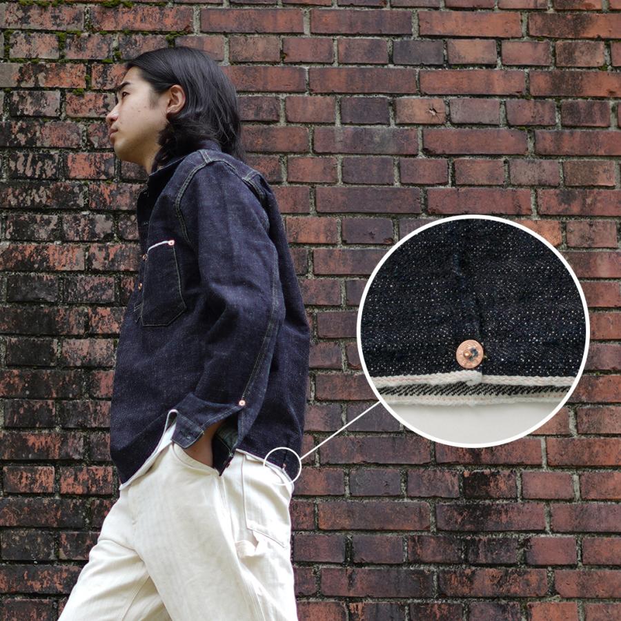 FOB FACTORY（FOBファクトリー） F2384 G3 デニム プルオーバー ジャケット / メンズ 日本製 DENIM PULL OVER JK | FOB FACTORY | 10