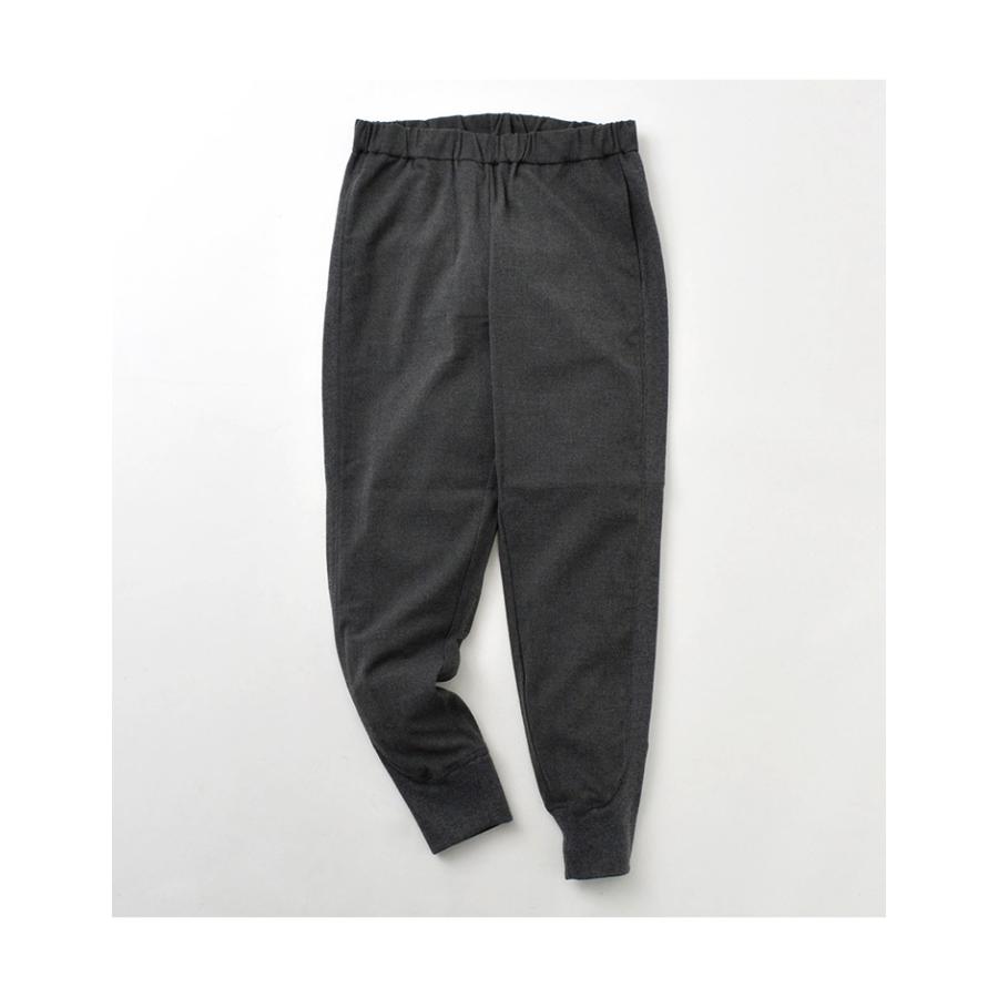 専用 チャコールトラウザー 黒スウェットパンツ FLISTFIA（フリストフィア） スポーティー トラウザーズ 微起毛タイプ