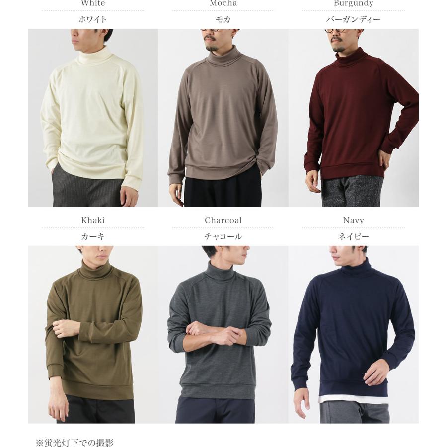 RE MADE IN TOKYO JAPAN（アールイー） ドレスウールニット タートルネック / メンズ ハイネック 日本製 | Re made in tokyo japan | 08