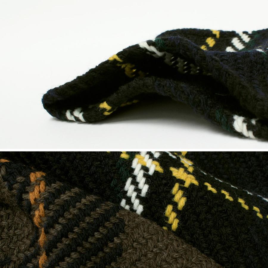 JOHN BRANIGAN（ジョンブラニガン） アイリッシュ ツイードニット スカーフ マフラー / ウール チェック ツイード 柄 メンズ | John branigan | 10