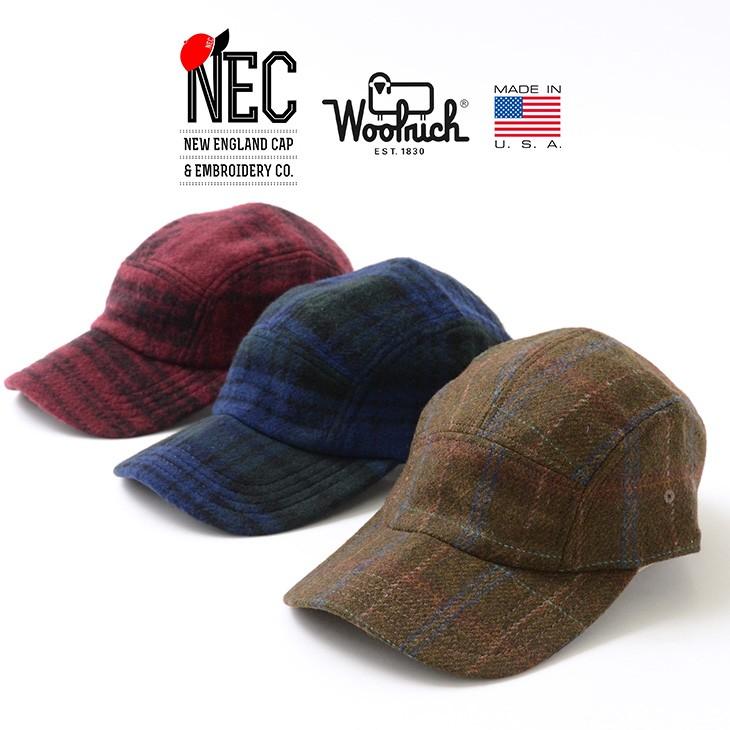 New England Cap ニューイングランドキャップ 5パネル キャップ ウールリッチ ジェットキャップ メンズ レディース アメリカ製 Rococo Paypayモール店 通販 Paypayモール