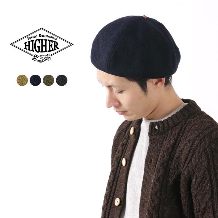 Higher ハイヤー ドビー メルトン ベレー 帽子 ウール メンズ レディース 日本製 Rococo メンズ ファッション 通販 Paypayモール