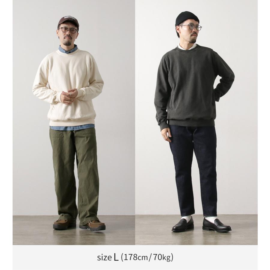 GOOD ON（グッドオン） ヘビー クルースウェット / メンズ 長袖 無地 ピグメントダイ 日本製 HEAVY CREW SWEAT GOBW1912 | GOOD ON | 08