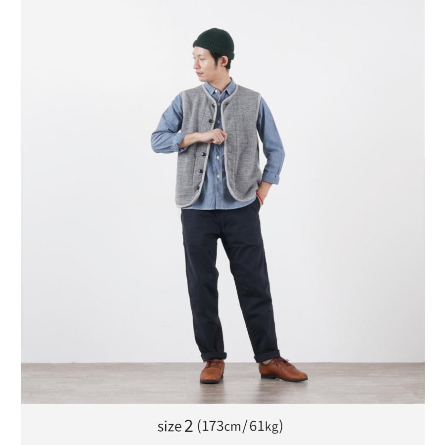 KEPANI（ケパニ） ヒューストン ラフィー裏起毛 ベスト / スウェット メンズ アウター 秋 冬 日本製 | Kepani | 08