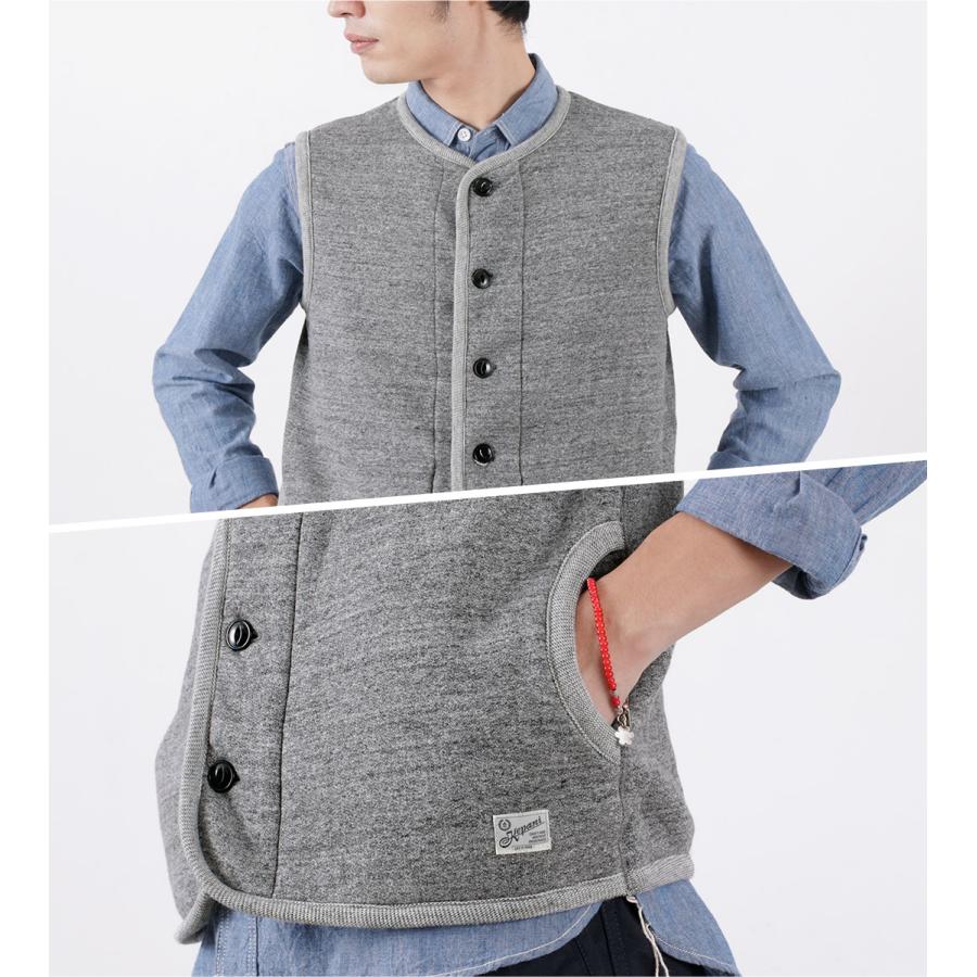 Kepani（ケパニ） ヒューストン ラフィー裏起毛 ベスト / スウェット