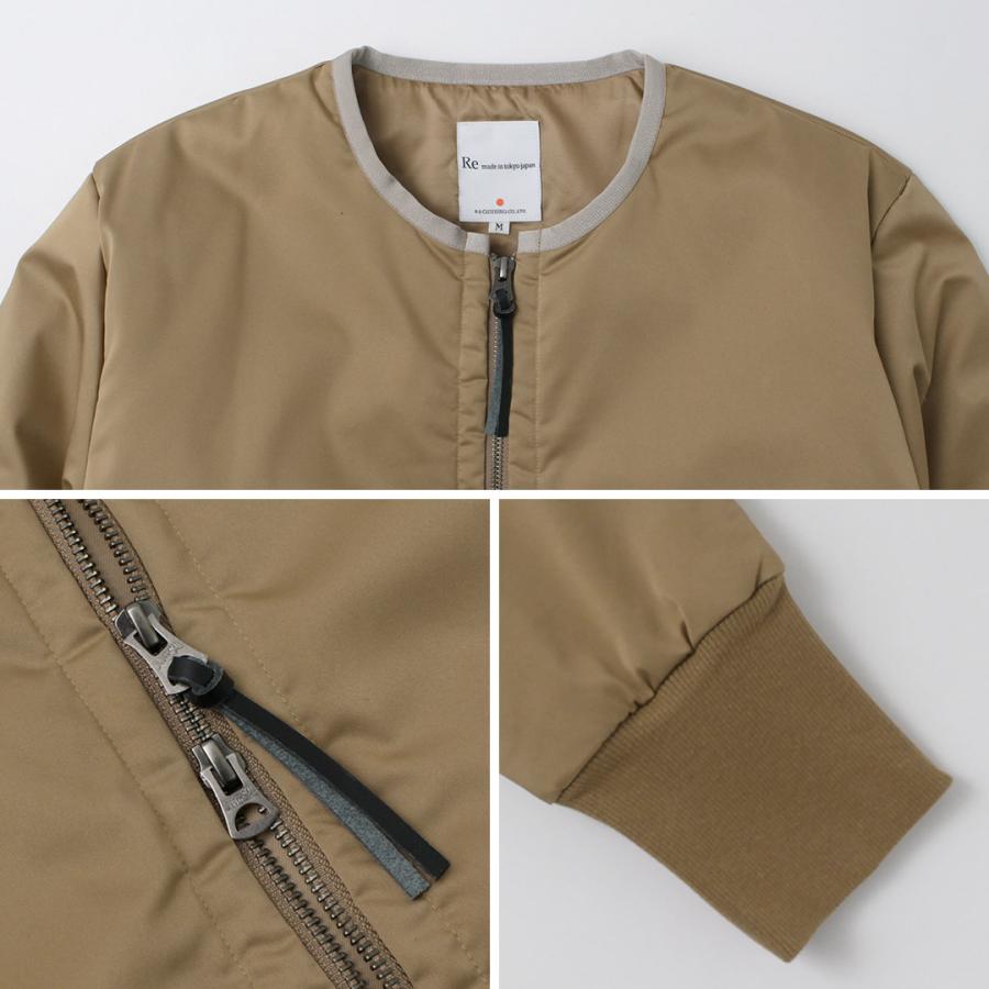 RE MADE IN TOKYO JAPAN（アールイー） シンダウン ウィンター ブルゾン / メンズ ノーカラー インナーダウン | Re made in tokyo japan | 17