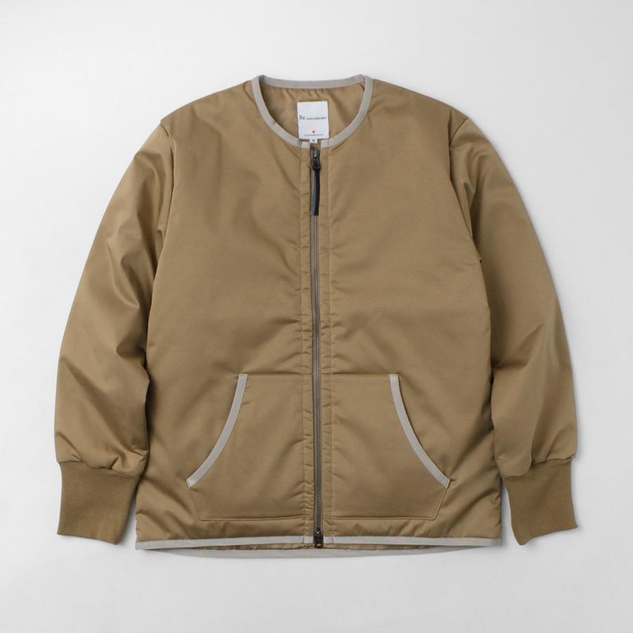 RE MADE IN TOKYO JAPAN（アールイー） シンダウン ウィンター ブルゾン / メンズ ノーカラー インナーダウン | Re made in tokyo japan | 04