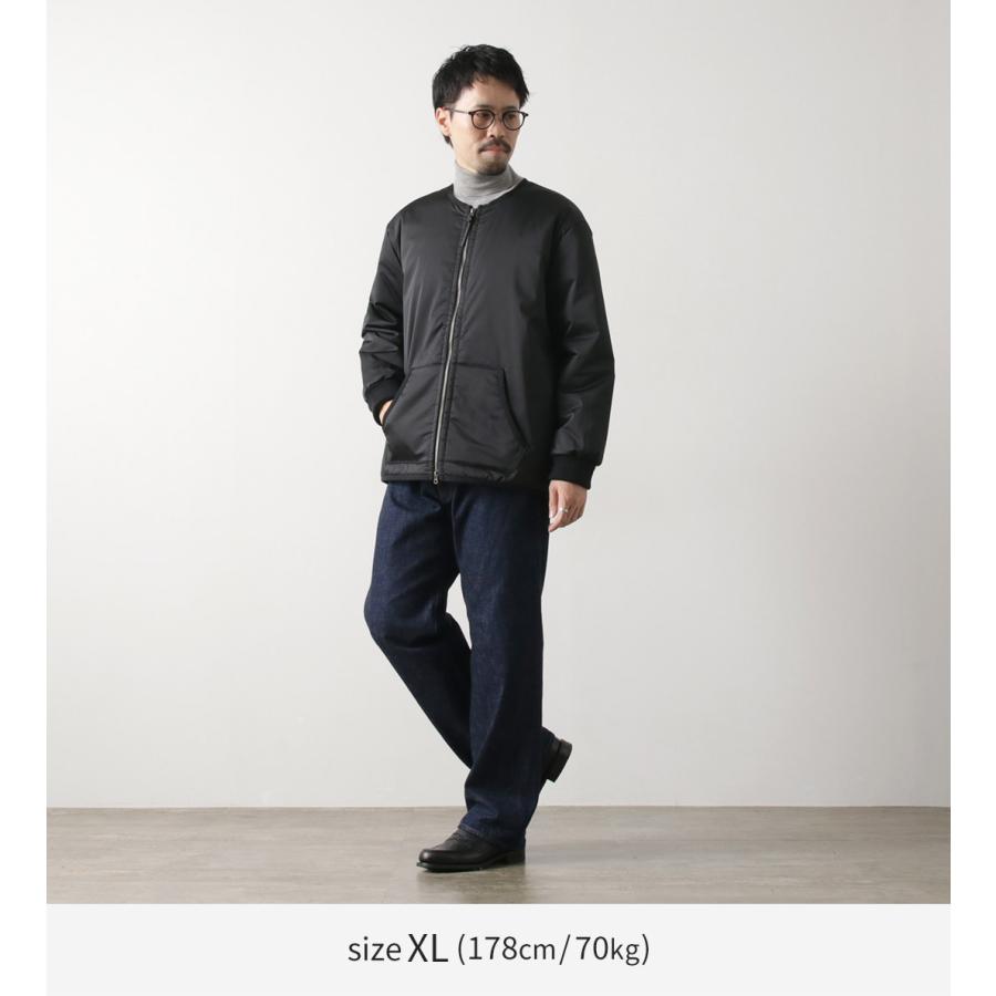 RE MADE IN TOKYO JAPAN（アールイー） シンダウン ウィンター ブルゾン / メンズ ノーカラー インナーダウン | Re made in tokyo japan | 05