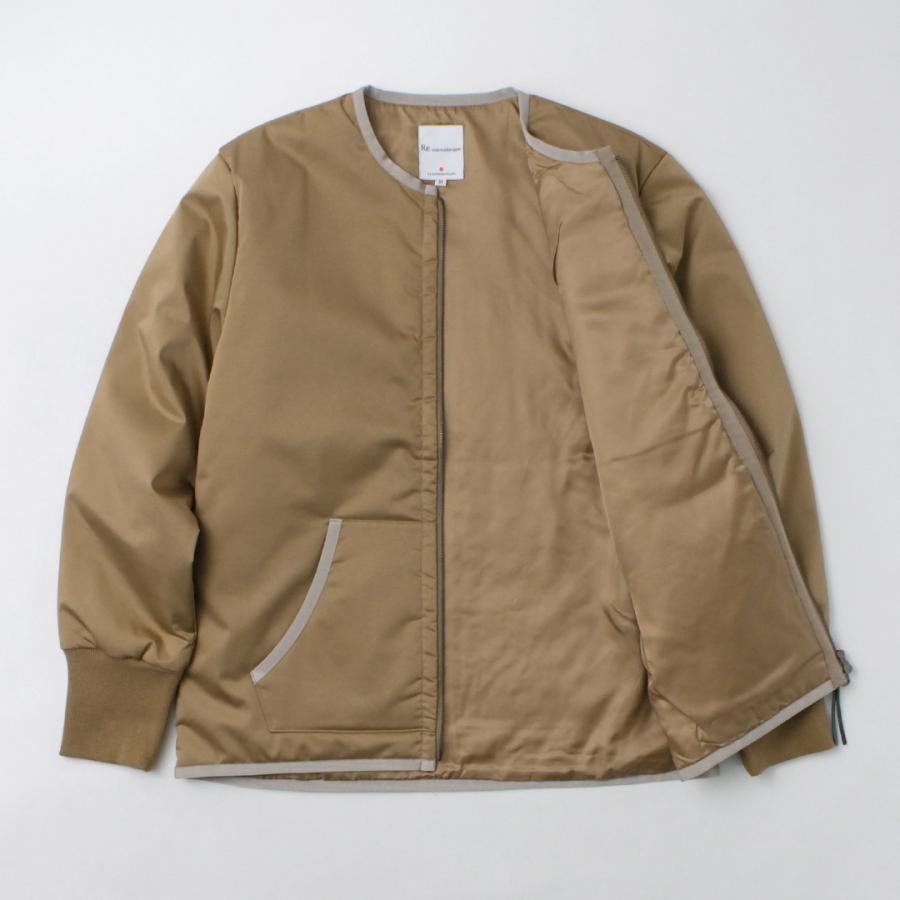RE MADE IN TOKYO JAPAN（アールイー） シンダウン ウィンター ブルゾン / メンズ ノーカラー インナーダウン | Re made in tokyo japan | 08