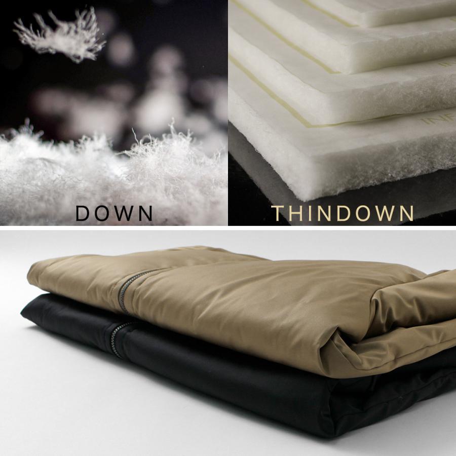 RE MADE IN TOKYO JAPAN（アールイー） シンダウン ウィンター ブルゾン / メンズ ノーカラー インナーダウン | Re made in tokyo japan | 09