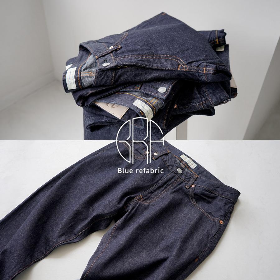 Blue refabric（ブルーリファブリック） 8oz セルヴィッジ サマーデニム セミワイドテーパード 5Pジーンズ 日本製 / メンズ | JAPAN BLUE JEANS | 03