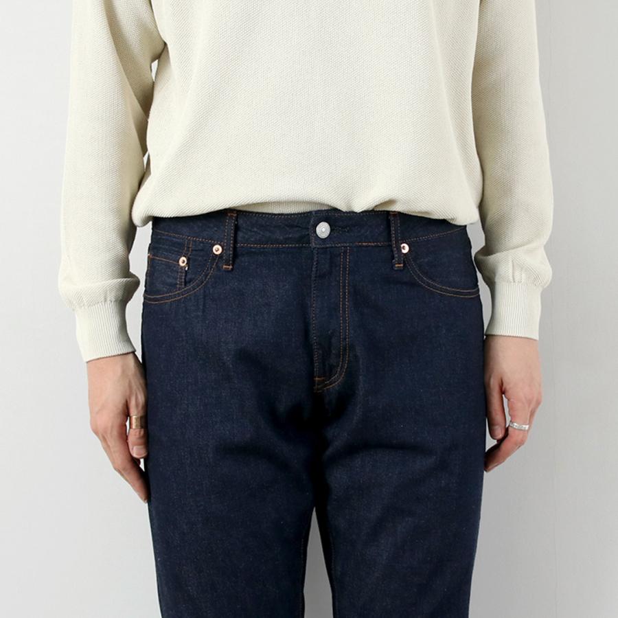 Blue refabric（ブルーリファブリック） 8oz セルヴィッジ サマーデニム セミワイドテーパード 5Pジーンズ 日本製 / メンズ | JAPAN BLUE JEANS | 07
