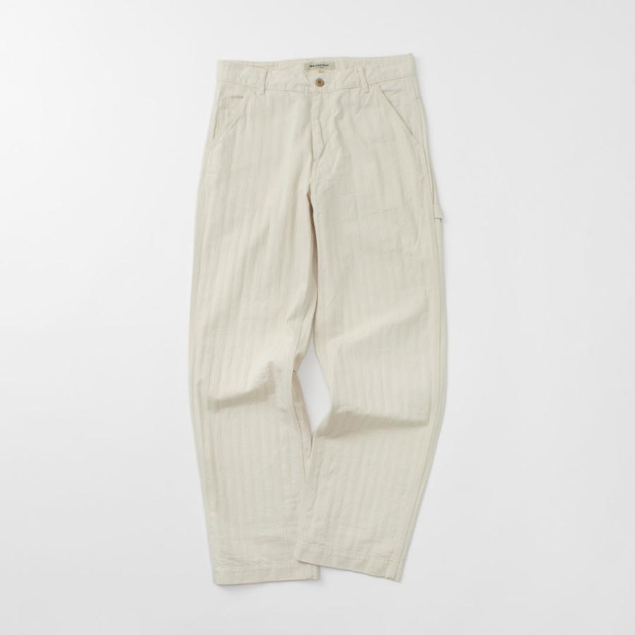 FOB FACTORY（FOBファクトリー） F0485 HBT ペインターパンツ / メンズ ヘリンボーン ワーク ワイド 日本製 HBT PAINTER PANTS | FOB FACTORY | 02