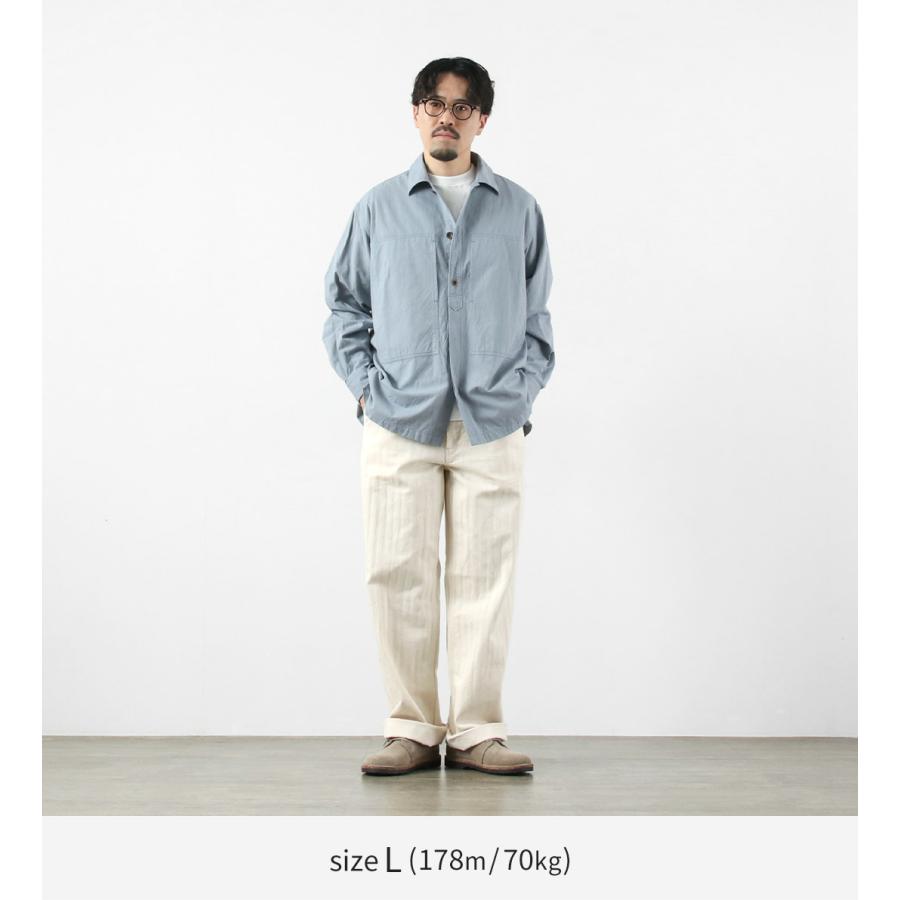 FOB FACTORY（FOBファクトリー） F0485 HBT ペインターパンツ / メンズ ヘリンボーン ワーク ワイド 日本製 HBT PAINTER PANTS | FOB FACTORY | 03