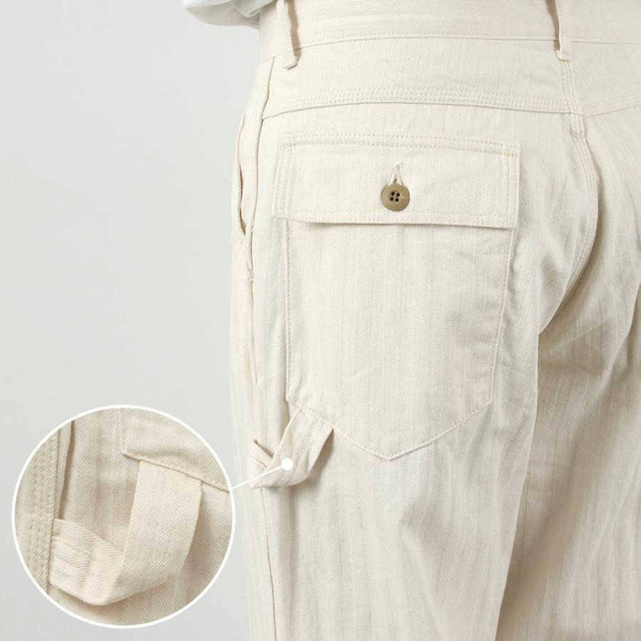 FOB FACTORY（FOBファクトリー） F0485 HBT ペインターパンツ / メンズ ヘリンボーン ワーク ワイド 日本製 HBT PAINTER PANTS | FOB FACTORY | 08