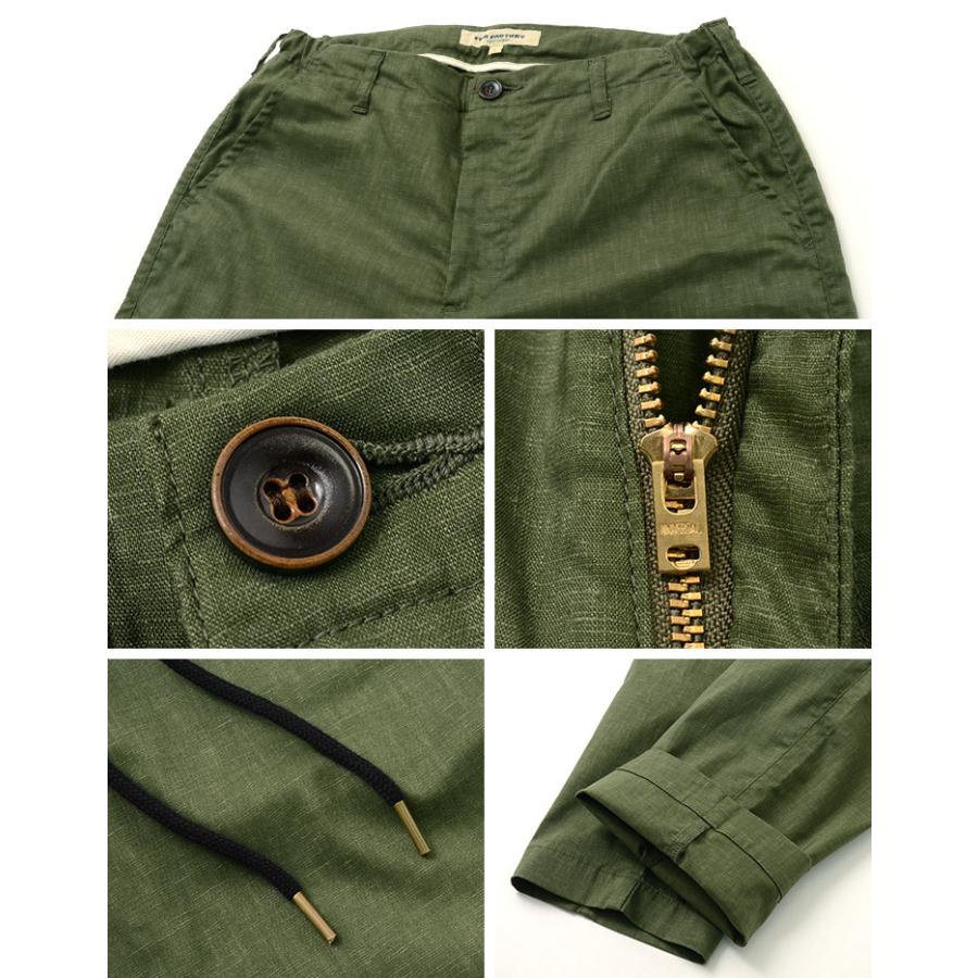 FOB FACTORY（FOBファクトリー） F0488 イージーパンツ / SOLOTEX ソロテックス / リネン / ストレッチ / メンズ / 日本製 | FOB FACTORY | 14