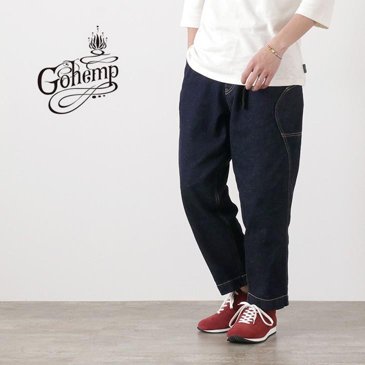 GOHEMP（ゴーヘンプ） ハイエクスプローラーパンツ 12oz ヘンプコットン デニム / メンズ / イージーパンツ / アンクルカット /  9分丈 : 13300 : ROCOCO Yahoo!店 - 通販 - Yahoo!ショッピング