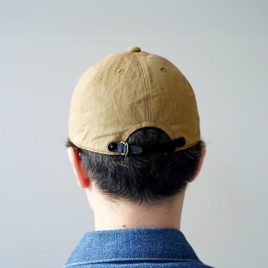 HIGHER（ハイアー） ヴィンテージ ヘリンボン キャップ / メンズ 帽子 日本製 コットン HT20004 VINTAGE HERRINGBONE CAP | HIGHER（ファッション） | 15