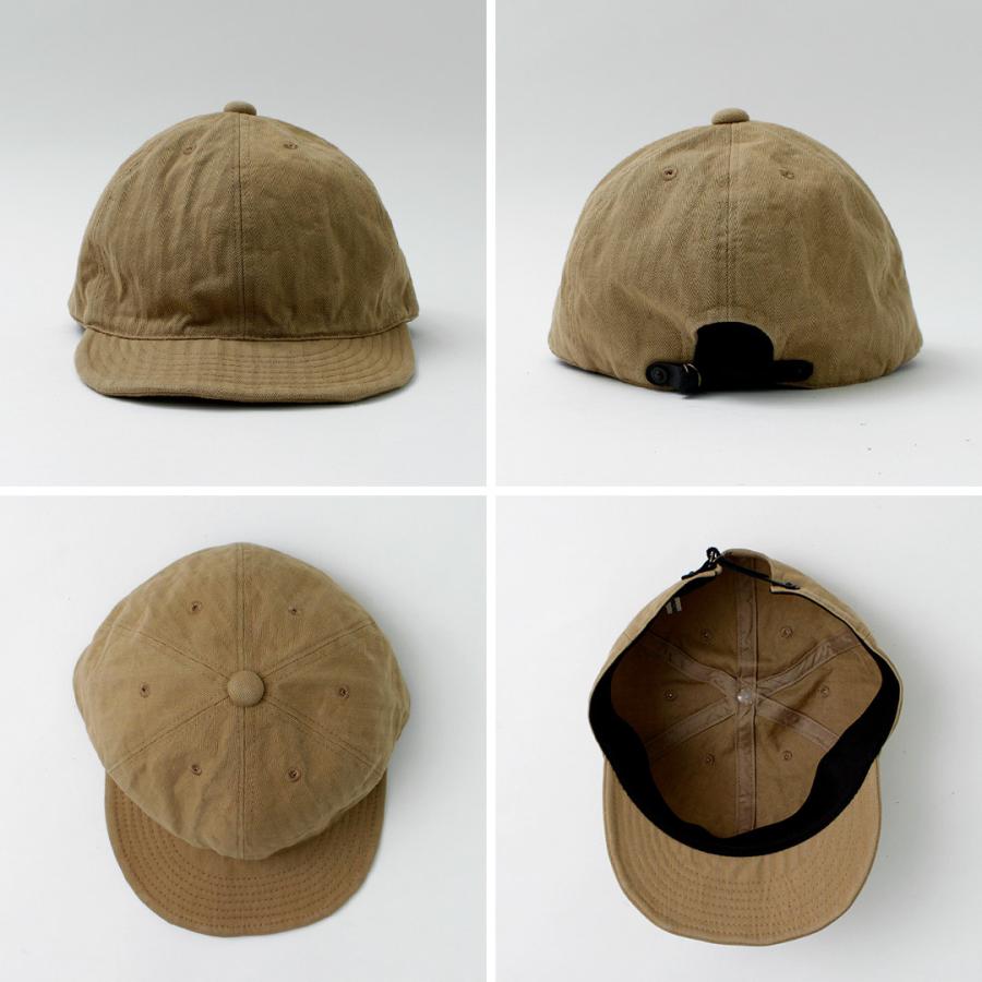 HIGHER（ハイアー） ヴィンテージ ヘリンボン キャップ / メンズ 帽子 日本製 コットン HT20004 VINTAGE HERRINGBONE CAP | HIGHER（ファッション） | 17