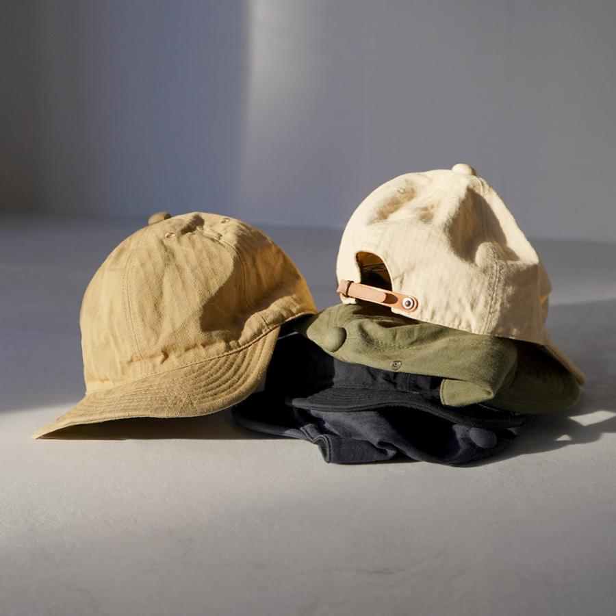 HIGHER（ハイアー） ヴィンテージ ヘリンボン キャップ / メンズ 帽子 日本製 コットン HT20004 VINTAGE HERRINGBONE CAP | HIGHER（ファッション） | 09